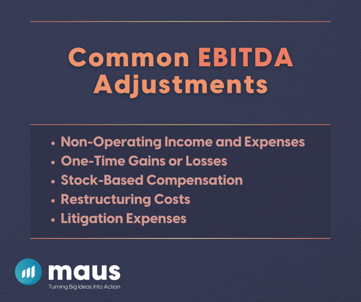 Common EBITDA Adjustments