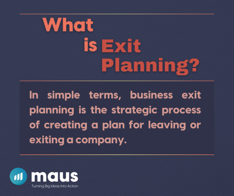 Exit Plan Exit Planning Process: What is Exit Planning? - Maus Strategic Planning ...
