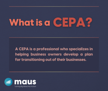Cepa Form What is a CEPA? Certified Exit Planning Advisor
