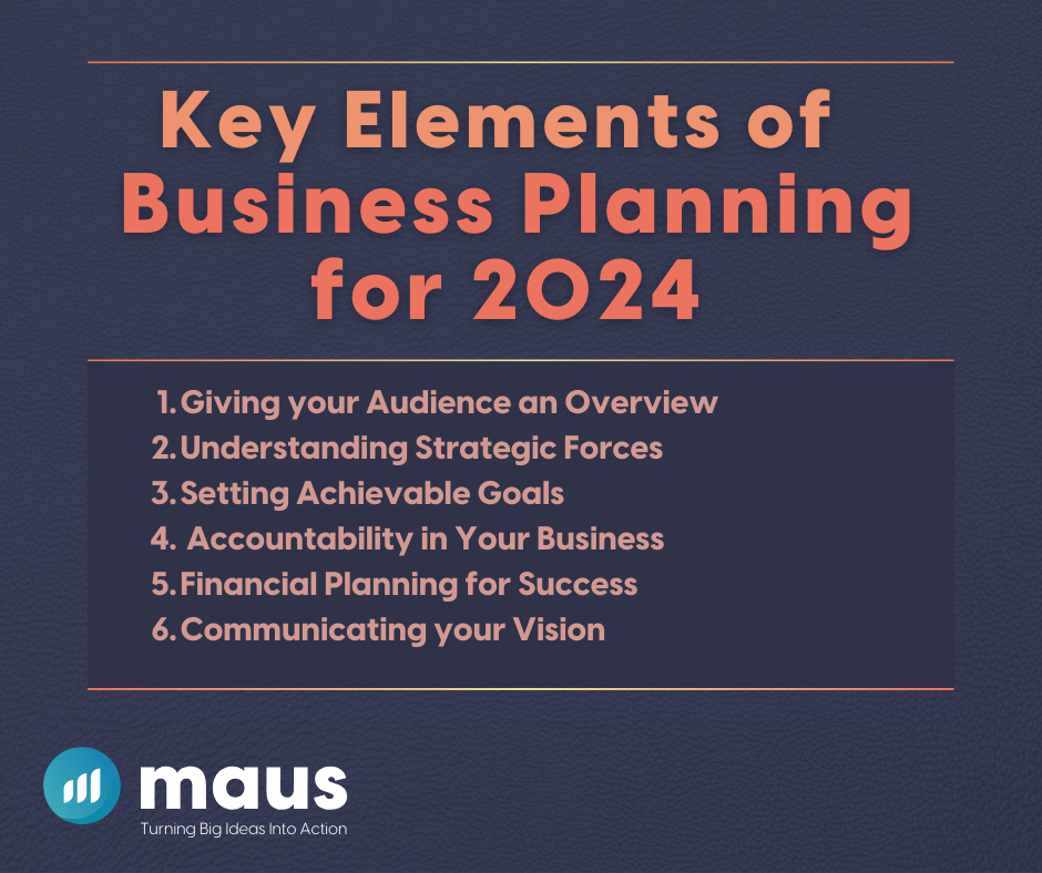 6 key elements of business planning for 2024