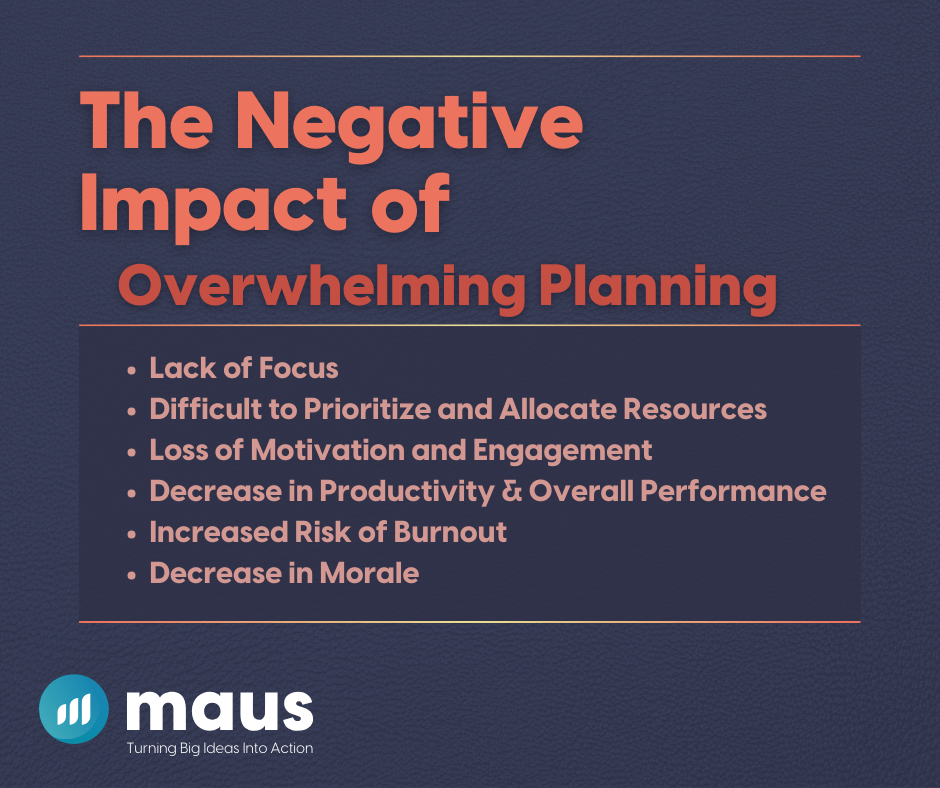 The Negative Impact of Overwhelming Planning on Your Business Growth
